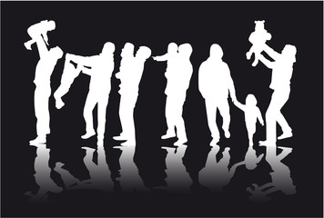 Family Silhouettes