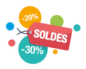 soldes etiquette promo