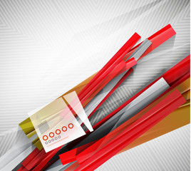 Stripes geometric shape paper template