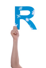 Person Holding R