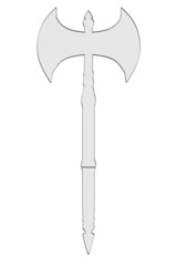 cartoon image of axe weapon