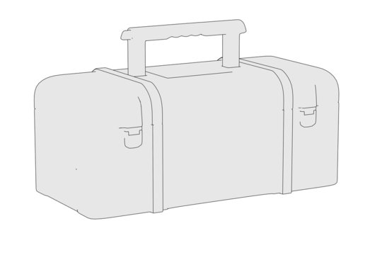 cartoon image of tool box
