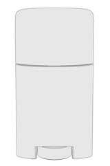 cartoon image of deodorant stick