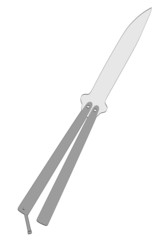 cartoon image of street knife