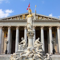 Fototapeta na wymiar Austria - parliament