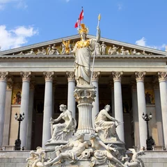 Fotobehang Austria - parliament © Tupungato