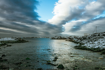 Beautiful snow-capped mountains