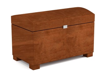 realistic 3d render of chest