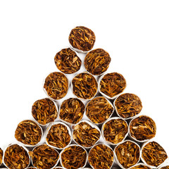 cigarettes triangle heap