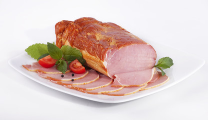 Sliced ham