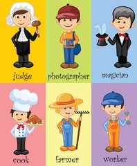 Герои мультфильмов разных профессий