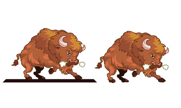 Angry Bull Mascot