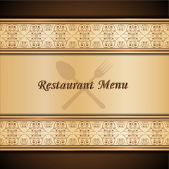 Menu template. EPS10 vector