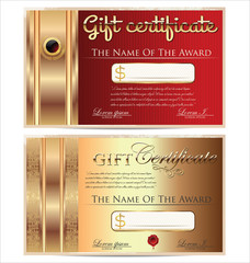 Voucher, Gift certificate, Coupon template