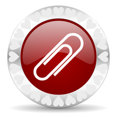 paperclip valentines day icon