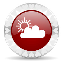 cloud valentines day icon
