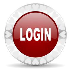 login valentines day icon