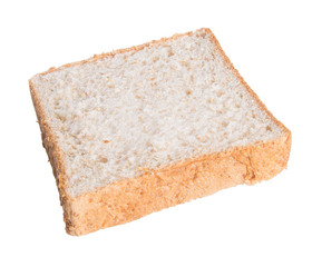 bread slice on a background