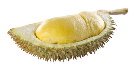Fototapeta premium Durian, the king of fruits South East Asia on background.