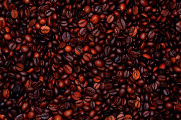 Coffee beans background