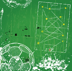 Soccer / Football design template,free copy space, vector