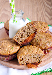 Wholewheat muffins