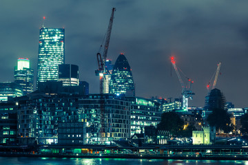 City of London, Night View