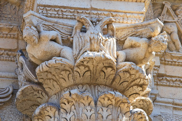 Church of St. Angelo. Lecce. Puglia. Italy.