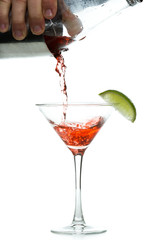 pouring a cosmo