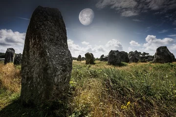 Wall murals Artistic monument megaliths - Carnac in Brittany, France