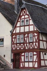 Little old half-timbered house in Traben-Trarbach