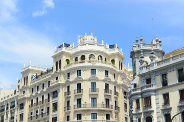 Obraz premium Hotel ADA Palace, a famous Beaux-Arts landmark of Madrid