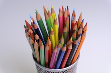 Fototapeta premium Colored pencils