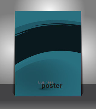Stylish presentation of business poster. Vector Fashion brochure