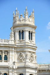 Fototapeta na wymiar Palace of Communication (Palacio de Comunicaciones) in Madrid