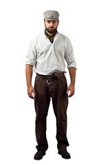 Fototapeta premium Farmer of the late nineteenth century