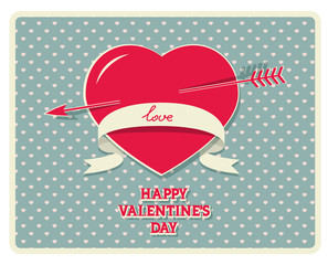 vector illustration "Happy Valentine's Day"