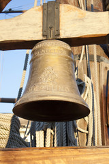 Obraz premium bell on a galleon