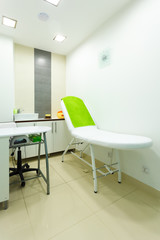 Interior of modern healthy beauty spa salon. Treatment room.