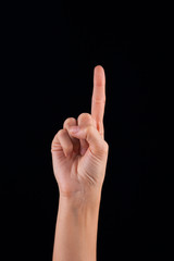 woman hand