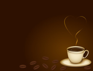 Coffee mug with Valentine heart