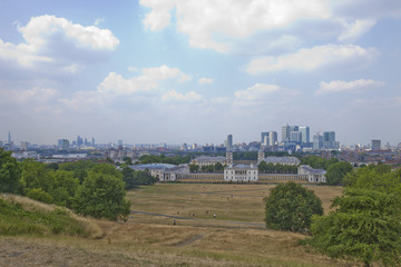 View of Old Royal Naval College, Greenwich, London