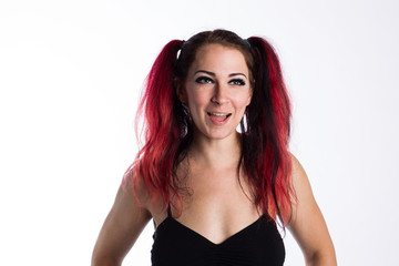 Fototapeta premium Laughing Punk Girl