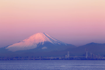 海ほたるから富士山