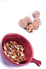 wallnuts in plate