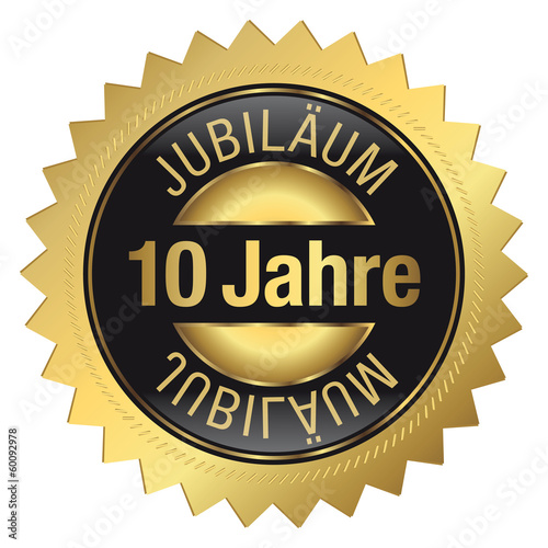 "10 Jahre Jubiläum" Stock image and royaltyfree vector files on
