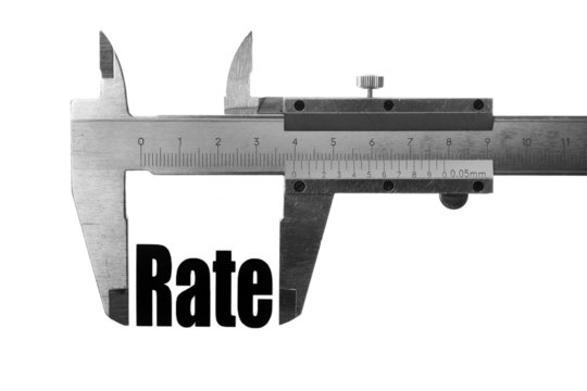 The size of our rate