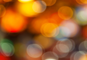 Obraz premium Multicolored abstract circular bokeh background.