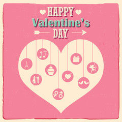 Retro Love Background