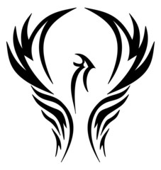 Naklejka premium emblem of an eagle in a shield